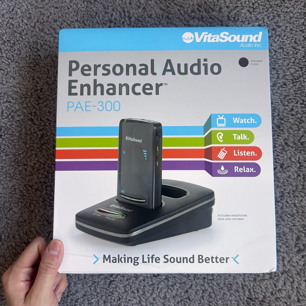 Personal Audio Enhancer PAE-300 - Black